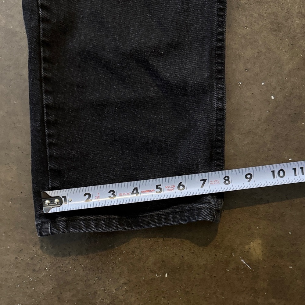Wrangler Five Star Premium Denim Flex Jeans 34x30 Black Relaxed Fit - Picture 6 of 6